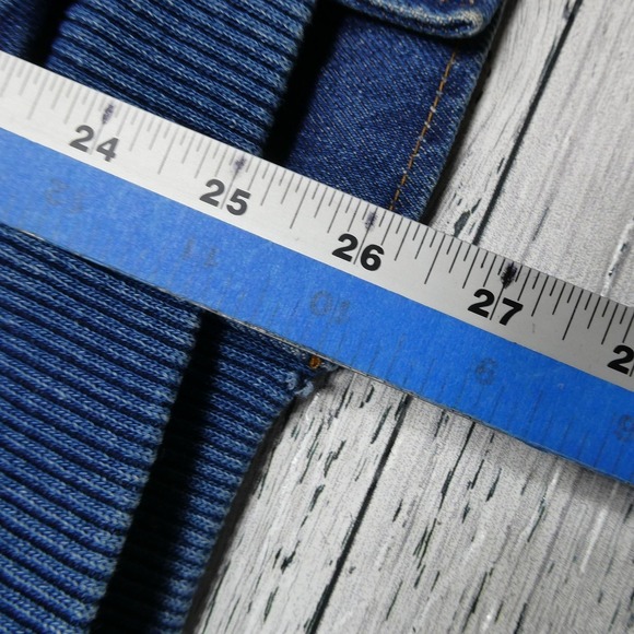 3M Eagan Minnesota Jacket Mens Large Blue Denim Bomber Snap Front Made in‎ USA - Picture 6 of 6